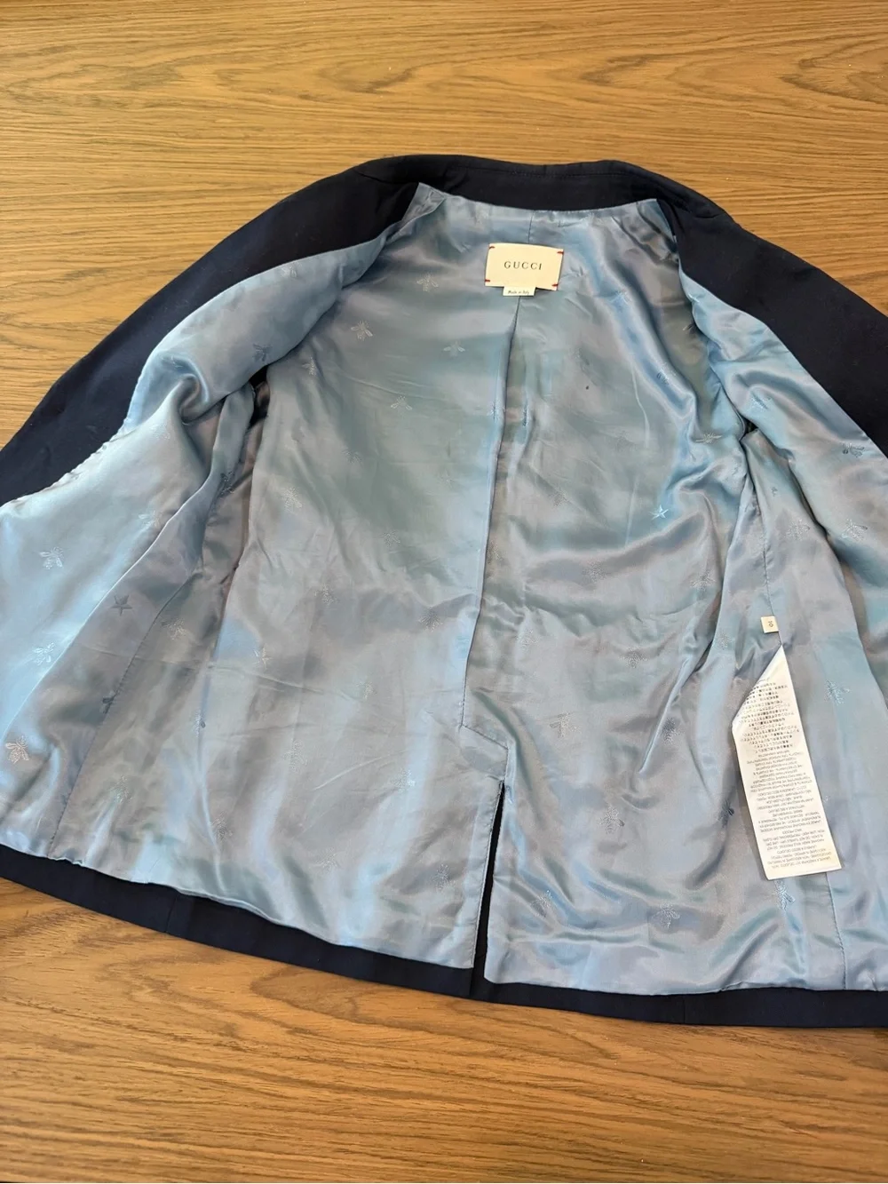 Authentic Gucci Kids “Blind for Love” Blazer – Size 10
